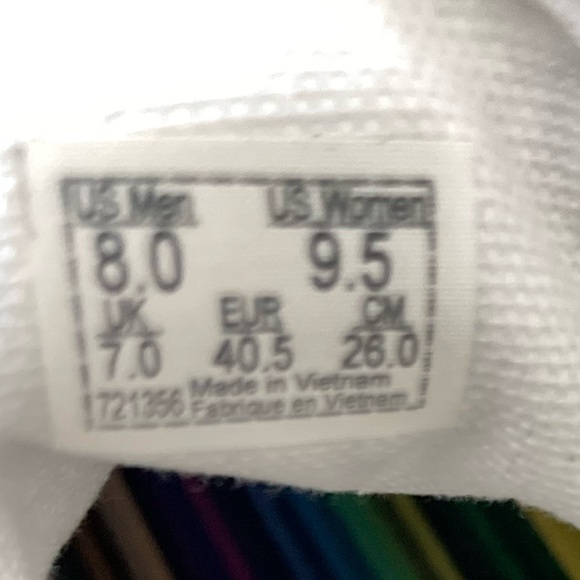 Vans X Crayola Crayons Rainbow Mens Size 8 Unisex Womens Size 9.5 - Picture 8 of 8